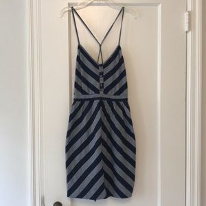 American Eagle Outfitters Navy/White Summer Dress